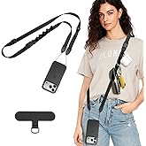 TiMOVO Universal Phone Lanyard Crossbody, Detachable Neck Lanyard, Adjustable Shoulder Strap with Quick Release Buckle