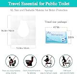 MAIYADUO 60PCS Disposable Toilet Seat Covers Flushable Travel Kids Adults view 5