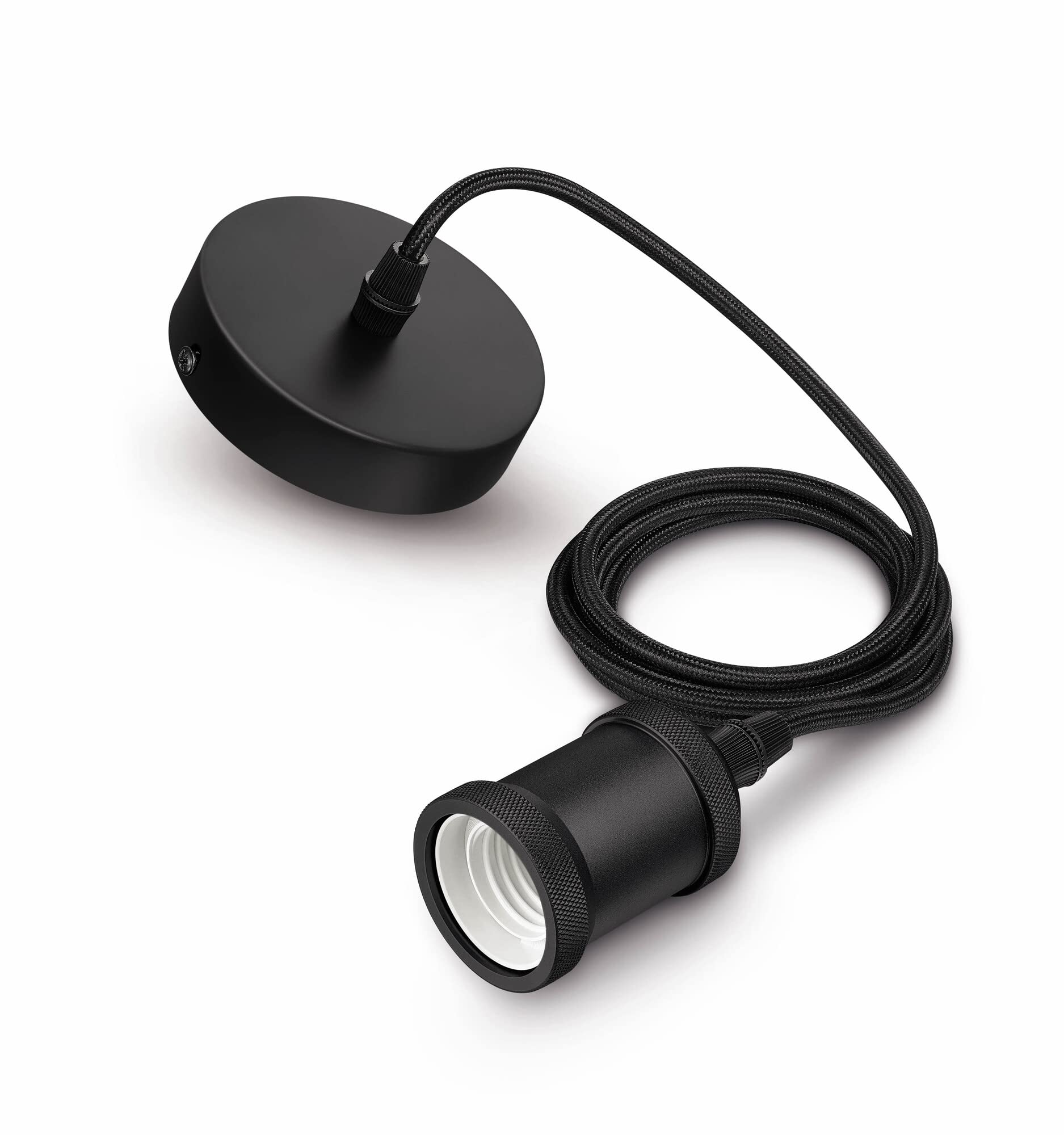 Philips MyLiving 3610730pn Point of Lighting – Point Of Light (E27, 1 Bulb (S), Black)