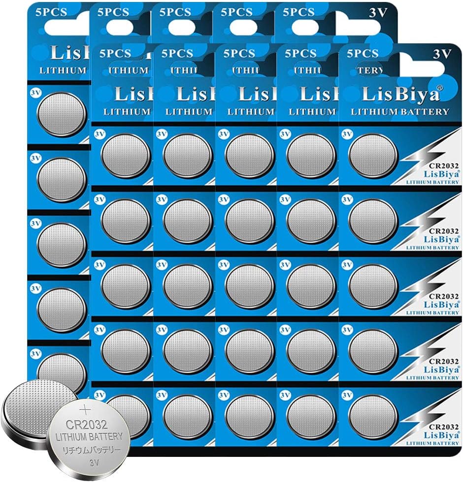 CR2032 Lithium Battery 3 Volt Coin Button Cell 50 Pack