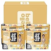 Hello Bello Premium Diapers Size 6, 68 Count Disposable, Extra-Absorbent, and Hypoallergenic Baby Diapers with Snug and Comfort Fit, Sunnyside Up Pattern Value Pack