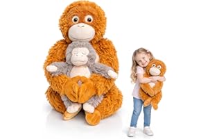 Punch Monkey Plush, Punch the Monkey Super Soft Pillow for Couch or Bedroom, Comfort Companion for Teens & Adults, Emotional 