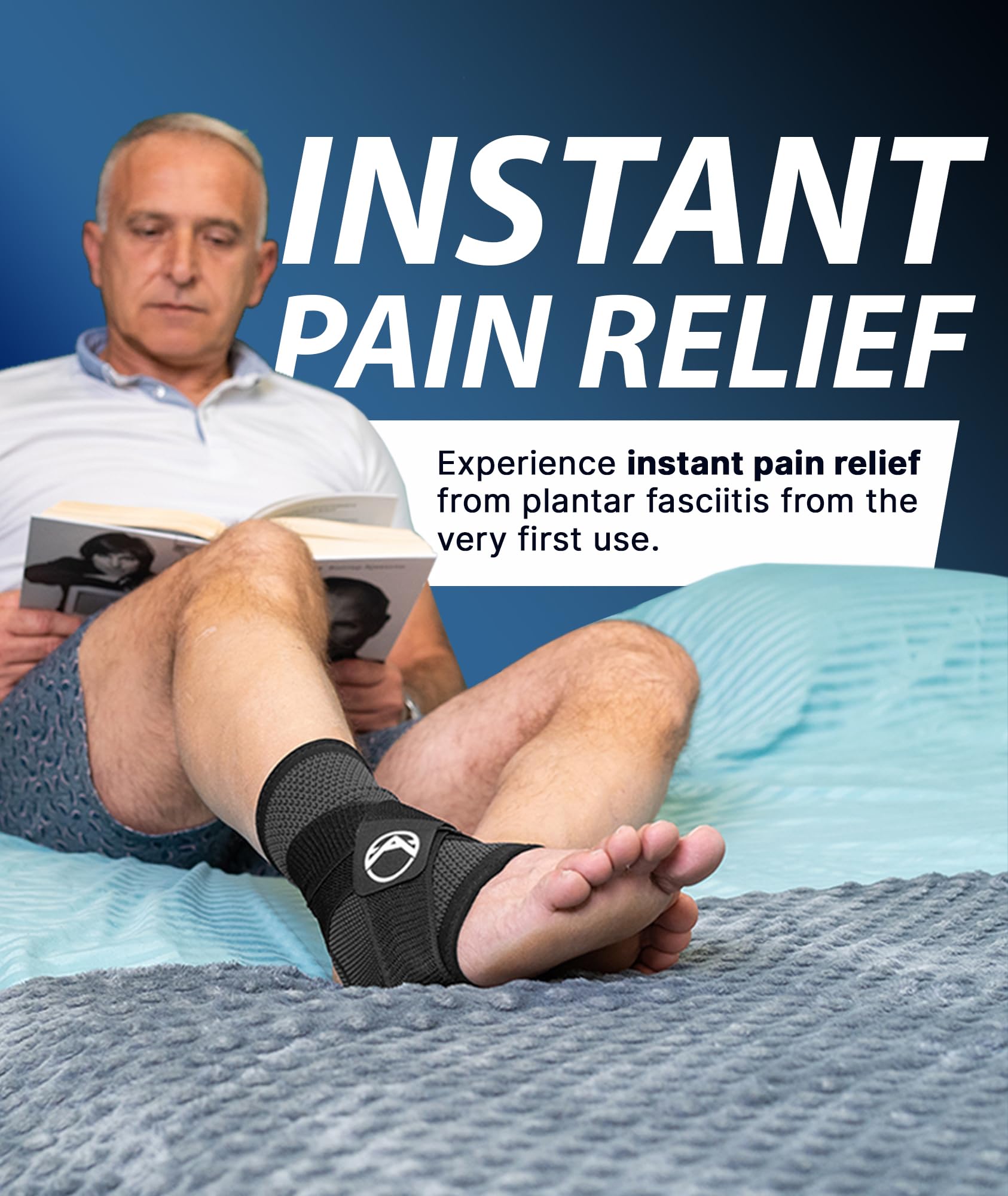 Plantar Fasciitis Sleeve - Plantar Fasciitis Relief, Plantar Fasciitis Socks, Ankle Compression Sleeve, Ankle Support for Women, Plantar Fasciitis Brace, Ankle Sleeve, Ankle Support Men
