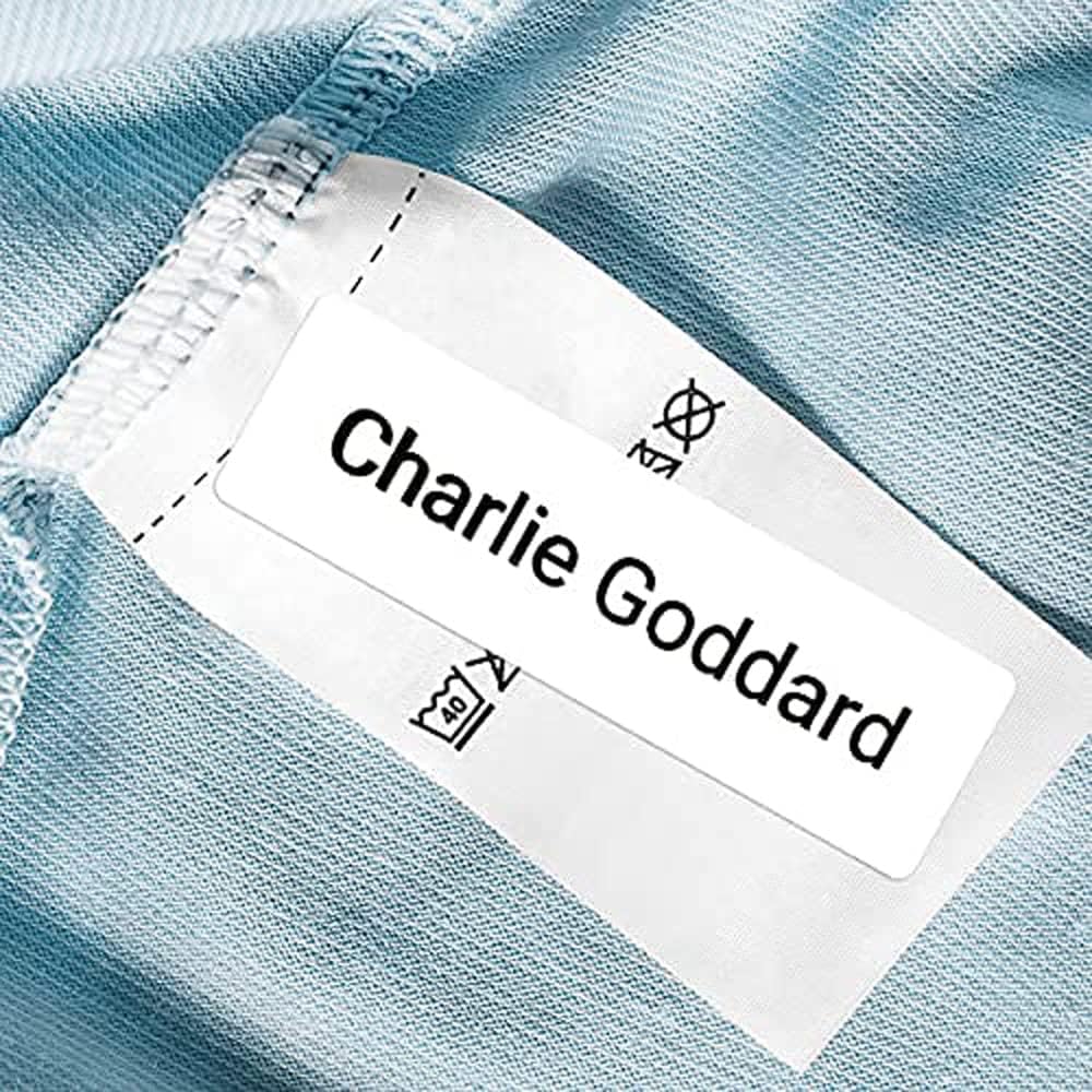 Dotty about Paper 64 Personalised Waterproof Stick-On Name Labels 44x13 mm