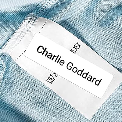 Dotty about Paper 64 Personalised Waterproof Stick-On Name Labels 44x13 mm