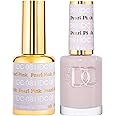 DND Gel Polish Set, White Collection, UV/LED GelPolish and Air Dry Nail Lacquer, Matching Chip-Free Polish Duo, 0.5 Fl Oz Each