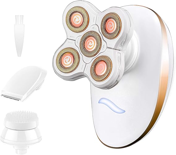 Electric Shaver Women's 5D Rotary Razor 3in1 USB Rechargeable