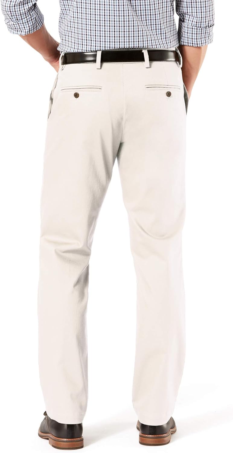 dockers men's straight fit signature khaki lux cotton stretch pants d2