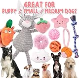 Speedy Panther 10Pcs Dog Toys Set Small Dogs Squeaky Plush Teething Rope Ball view 8