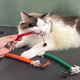 SUOXU Catnip Toy Rope 4 Pack Interactive Chew Toy for Indoor Cats view 5