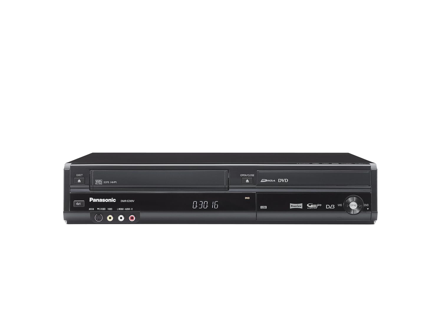 Panasonic DMR-EZ49vEBK Super Multi Format Combi Recorder with Freeview:  Amazon.co.uk: TV