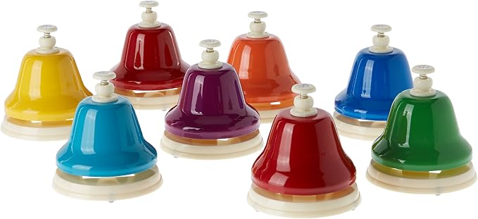 Kit ColorZik Fuzeau - 8 Cloches Colorées + Livre/CD - Méthode Comptines Sans Solfège - Pour Enfants Dès 3 Ans