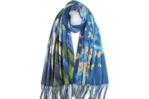 Umjetnost Soft Cashmere Feel Scarf For Women Winter Warm Scarves Large Shawl Wrap Monet Van Gogh Art Print