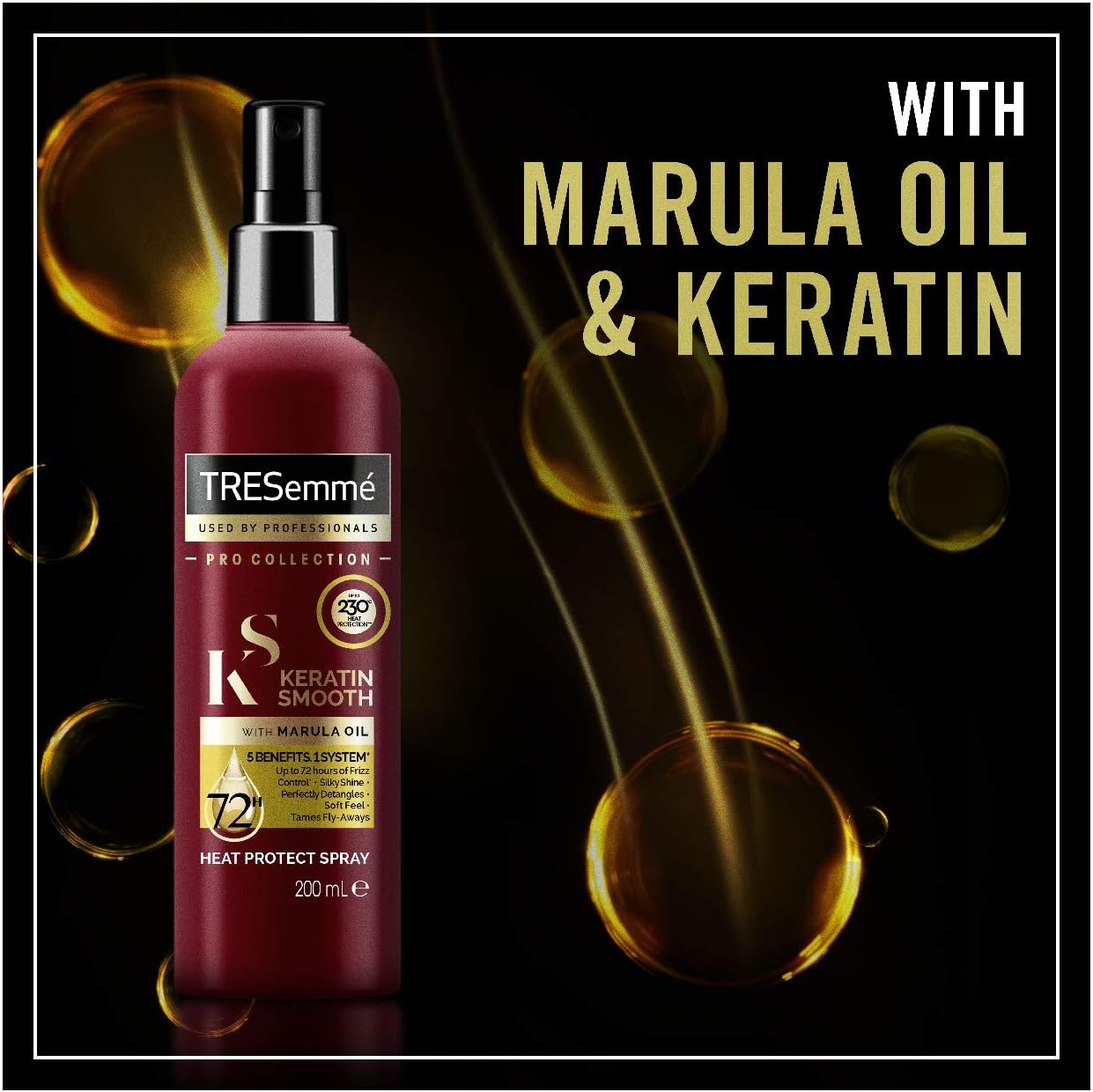 tresemme heat protect keratin smooth spray 200ml