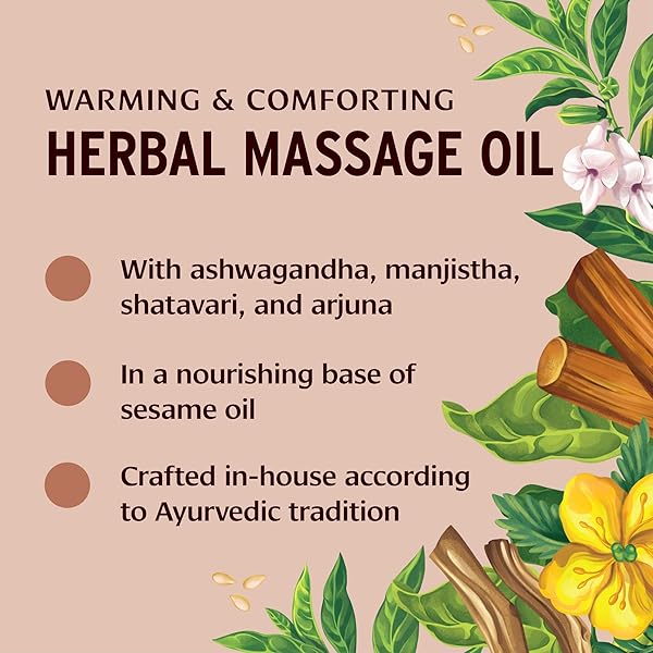 BANYAN BOTANICALS ORGANIC MAHANARAYAN OIL – DEEPLY PENETRATING MUSCLE & JOINT RECOVERY OIL – WARMING AYURVEDIC MASSAGE OIL FOR ACTIVE MOBILITY & TISSUE RESILIENCE – 8 OZ – USDA ORGANIC
