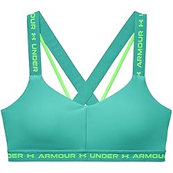 Under Armour Women's Crossback Low Bra, Neptune