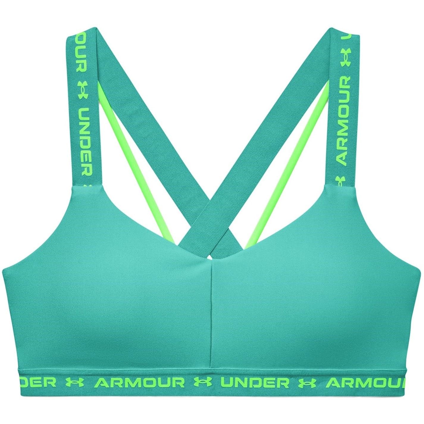 Under Armour Women's Crossback Low Bra, Neptune