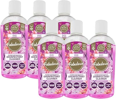 Fabulosa 4 in 1 Antibacterial Cleaner Exotic 220ml Pack of 6