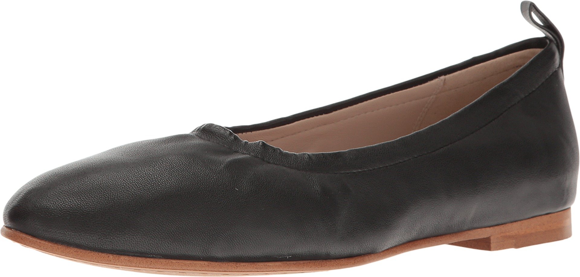 Clarks Women's Grace Mia Ballet Flat,Black Sheep Full Grain Leather,US 9 M