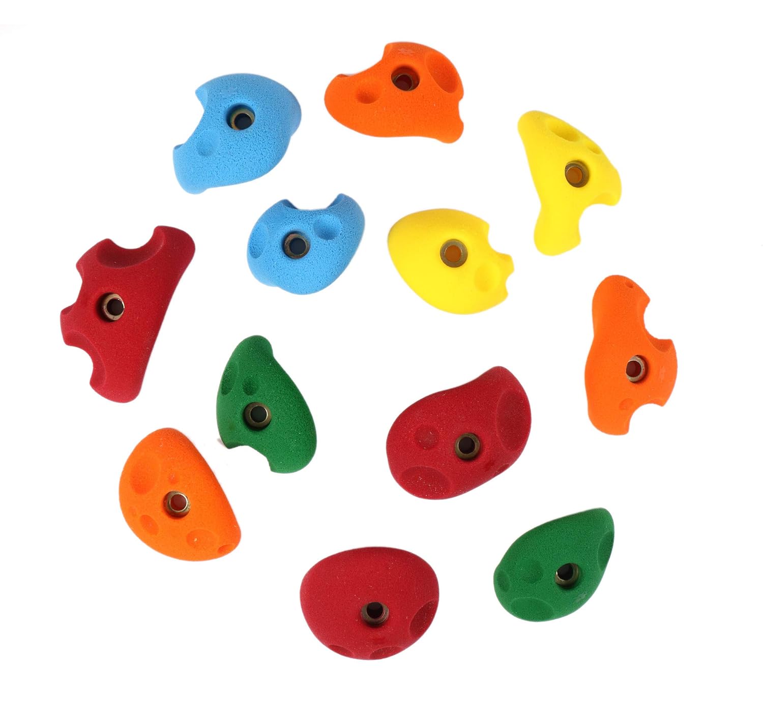Bolton Rock Climbing Holds Bright Tones 12 Medium Divot Jugs Climbing