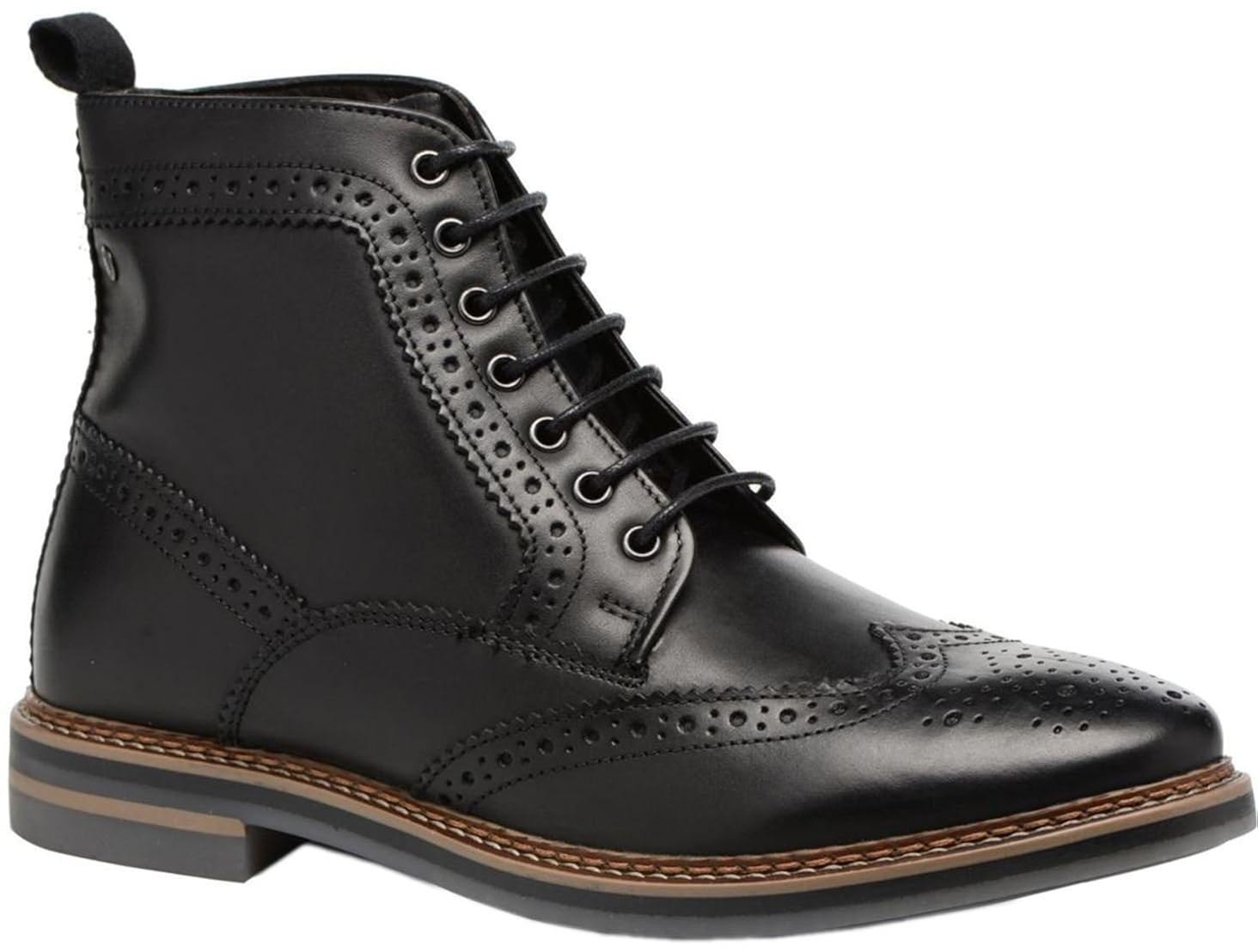 base london hurst wingtip leather boot