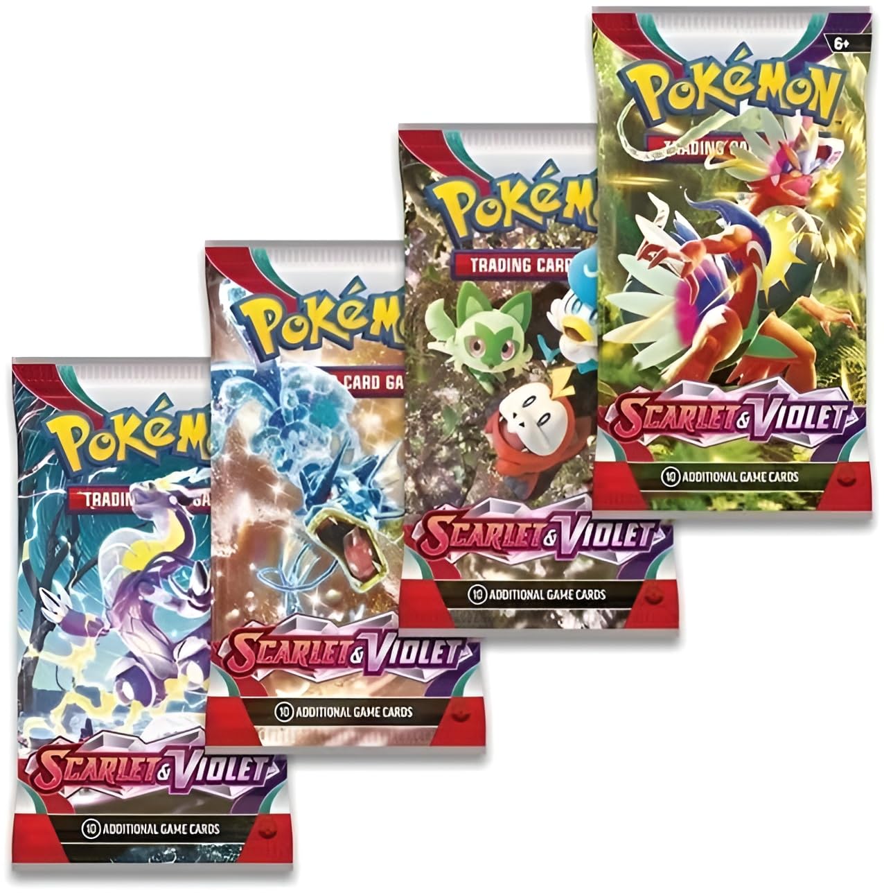 Pokémon TCG: Scarlet And Violet - Booster Packs x4 | Titan Authenticated | Pokemon Scarlet And Violet | Pokemon Cards Scarlet And Violet | Scarlet And Violet Pokemon Cards | Pokemon Packs