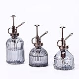 Eidoct Glass Plant Mister Spray Bottle Gray Bronze Top 7 Oz 6.5” view 6