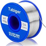 Tabiger 1.0mm Lead Free Solder Wire Rosin Flux 100g Sn97Rosin2Cu0.7Ag0.3 view 1