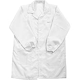 MECCANIXITY ESD Lab Coat Anti Static Clothing Science Jacket with Cuff Lapel Collar for Men Women