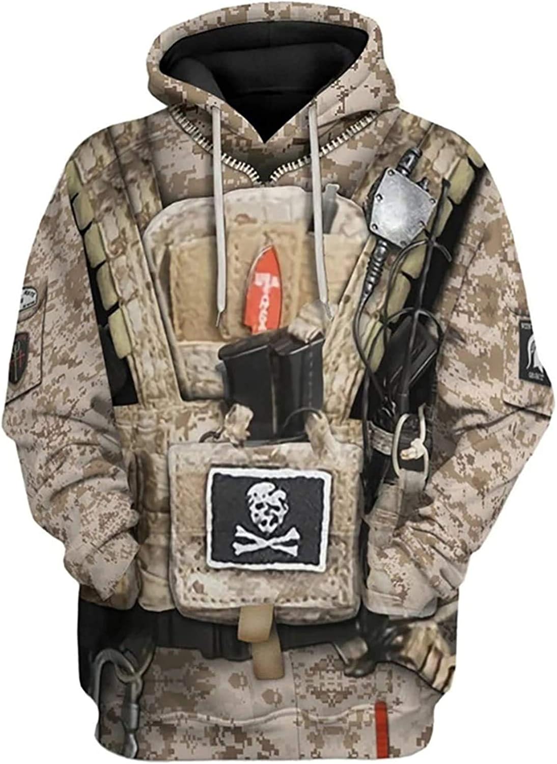 3d historical hoodies