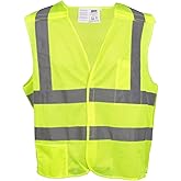 Cordova VB221PFR Type R, Class II, Limited FR, 5-Point Breakaway Vest, Lime Mesh, Silver Reflective Tape