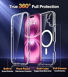 Diaclara Magnetic Designed for iPhone 16 Plus