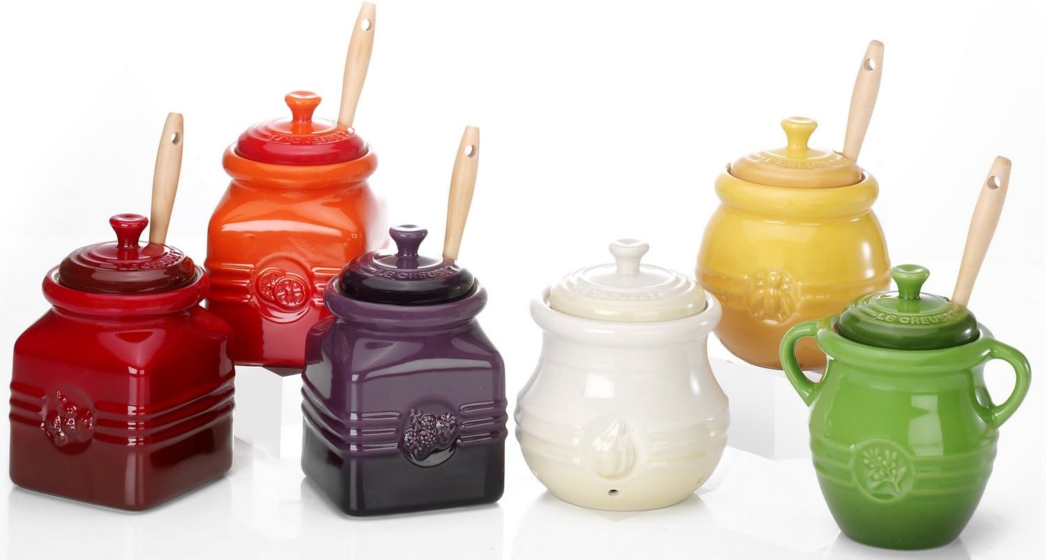 le creuset jam pot
