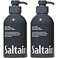 Saltair Body Wash, Black Tide 2-Pack. Moisturizing Body Cleanser with Monoi Oil and Cupuacu Butter. Luxury Shower Gel for Women and Men. Vegan, Cruelty-Free, Paraben-Free. 2x 17oz Pump Bottles
