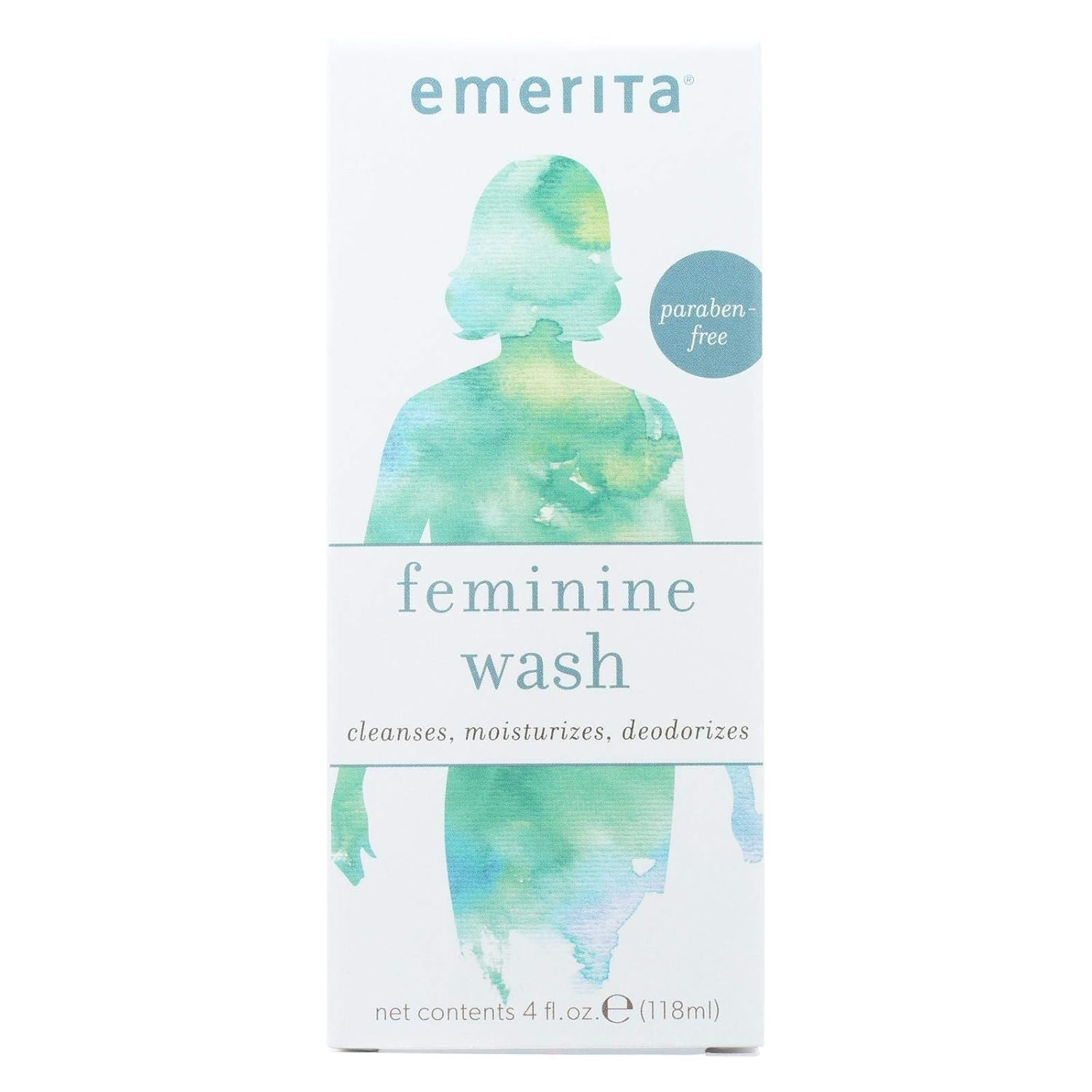 Feminine Cleansing & Moisturizing Wash Emerita 4 oz Liquid: Beauty