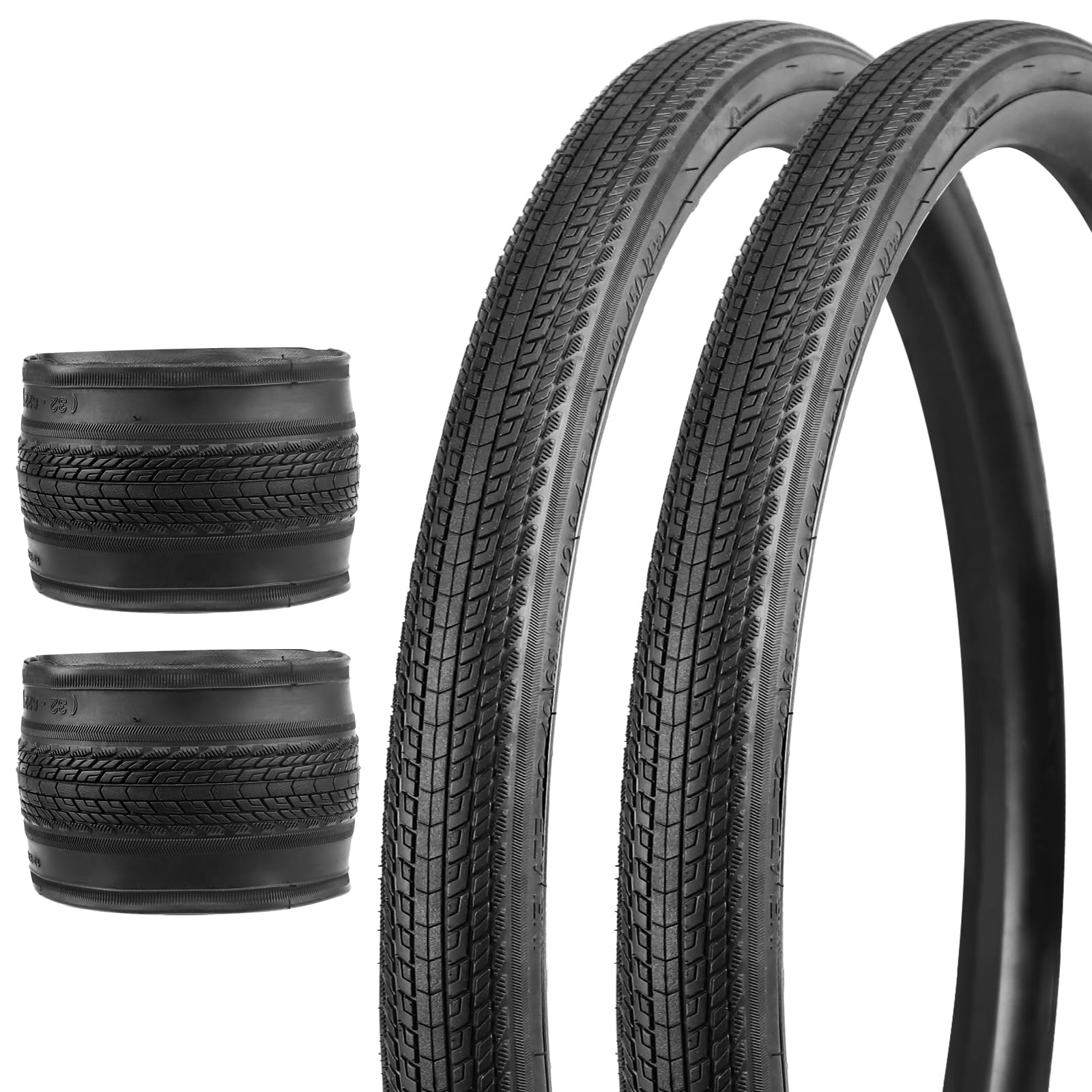 MEGHNA 700C Road Bike Tyre Bicycle Tire 700x28c 700x32c 700x35c Road Bike Replacement Tyres for Electric, Road, Mountain, MTB, and Hybrid Bikes (2 Tires, 700x35c)
