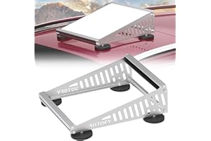 SOTOFY Starlink Mini Mount, 360° Rotatable Magnet Bases & 15° Tilt for Better Signal, Full Metal Protection Starlink Mini Magnetic roof Mount for Car, RV, Truck, Boat, Aluminum Alloy