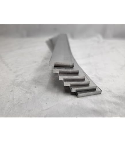 4 Pieces 1/8" X 1-1/2" X 8" Aluminum 6061 Flat Bar – Extruded Mill Stock, USA Made