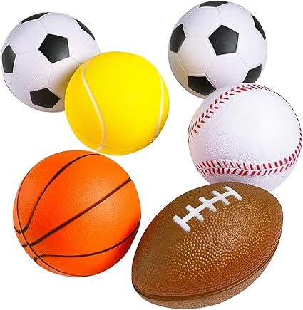 pelota de esponja del numero 8