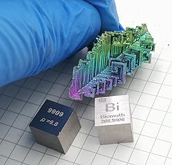 Bismuth Cube - 10mm Pure Metal Element Cubes