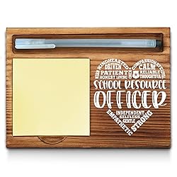 School Resource Officer Sticky Note Holder, School