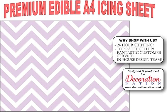 Figurines De Gateau Maison Comestible Decoration Givrage Feuille Violet Lilas Dentelle Effet Ruban Gateau Bordure