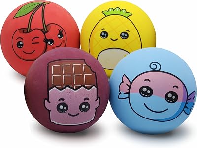 SPORTSPET High Bounce Yellow Dog Balls 6 Pack 60mm Natural Rubber