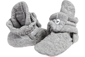 Burt's Bees Baby Unisex 100% Organic Cotton, Adjustable Booties