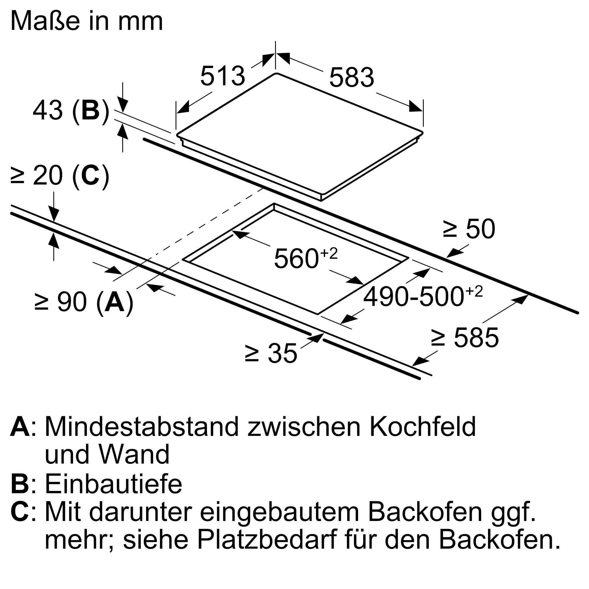 Bosch HND271AS64, Einbau-Herd-Set, Einbau-Herd 60 cm, HEA171BS3, Serie 2, Pyrolyse, Touch Control, Edelstahl & Elektro-Kochfeld 60 cm, NKN645GA2E, Serie 4, Herdgesteuert, 21 cm Kochzone, Mit Rahmen 6