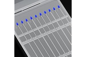 AANOUTUO ESD Safe Anti-Static Gel Swabs for Semiconductor Cleaning – Stainless Steel Handle, Non-Abrasive Tips for Chips, PCB, Circuit Boards | No Residue, Lab-Grade, Precision Electronics Maintenance. (Blue)