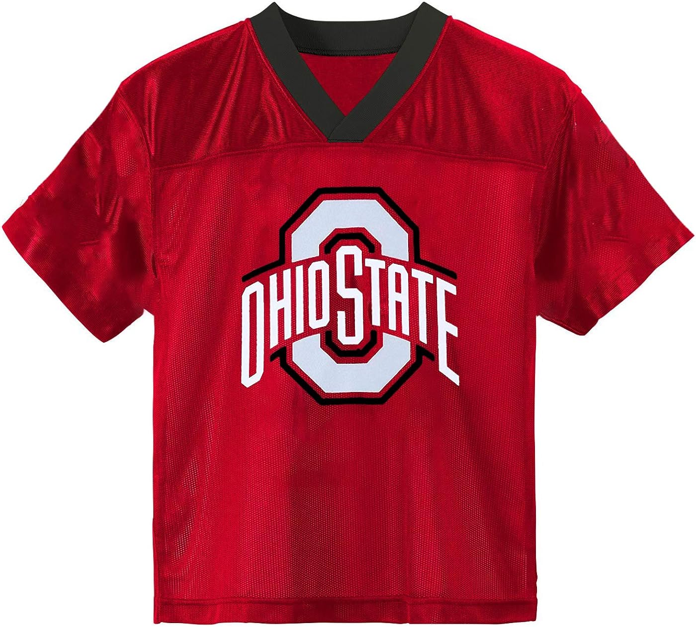 Ohio State Buckeyes Red Youth Primary Logo Home Team Jersey