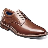 Nunn Bush Mens Centro Flex Plain Toe Oxford Dress Casual Leather Comfortable Lace Up