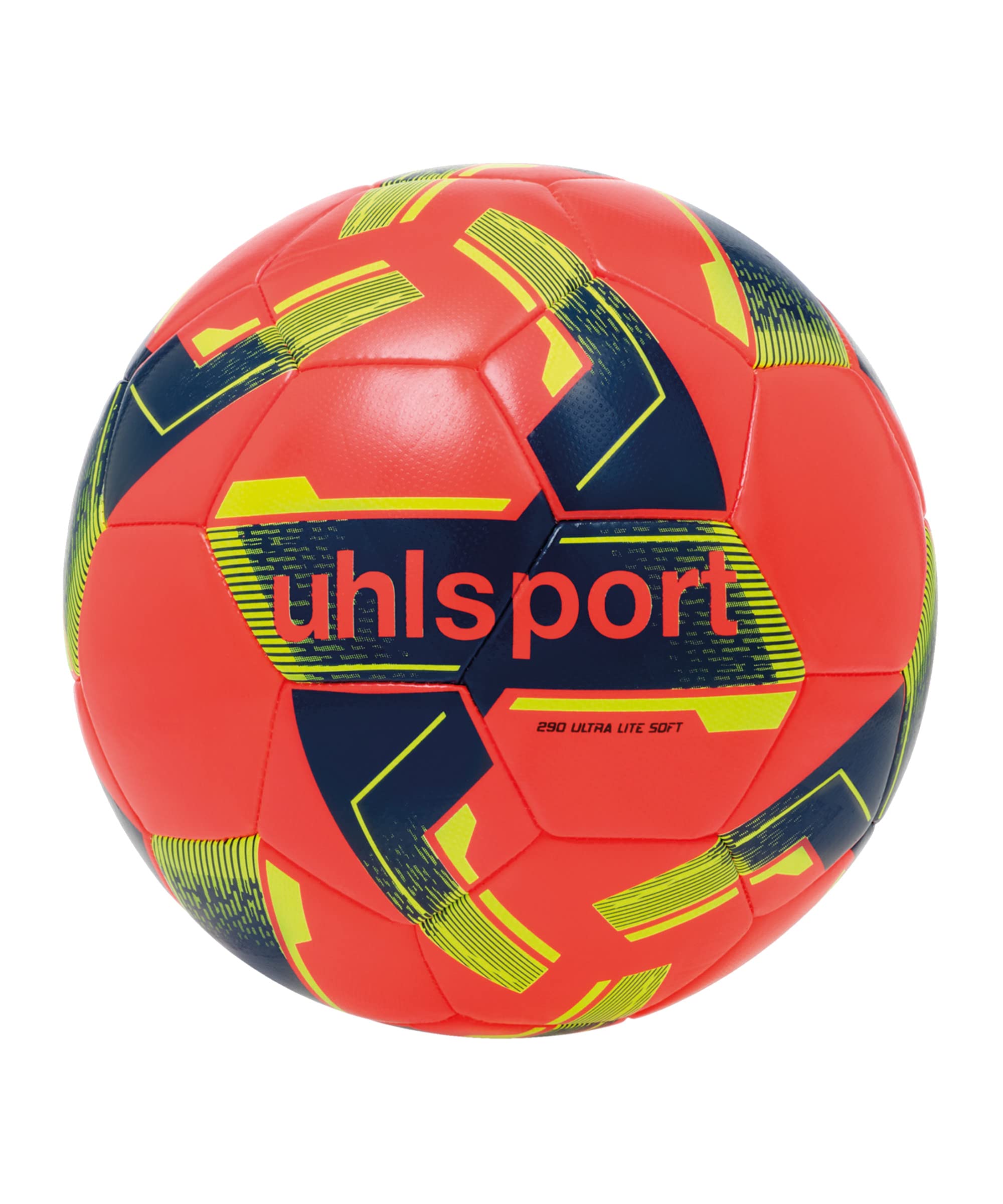 Uhlsport Ultra Lite Soft 290 Ball Fluo Rot/Marine/Fluo Gelb 5