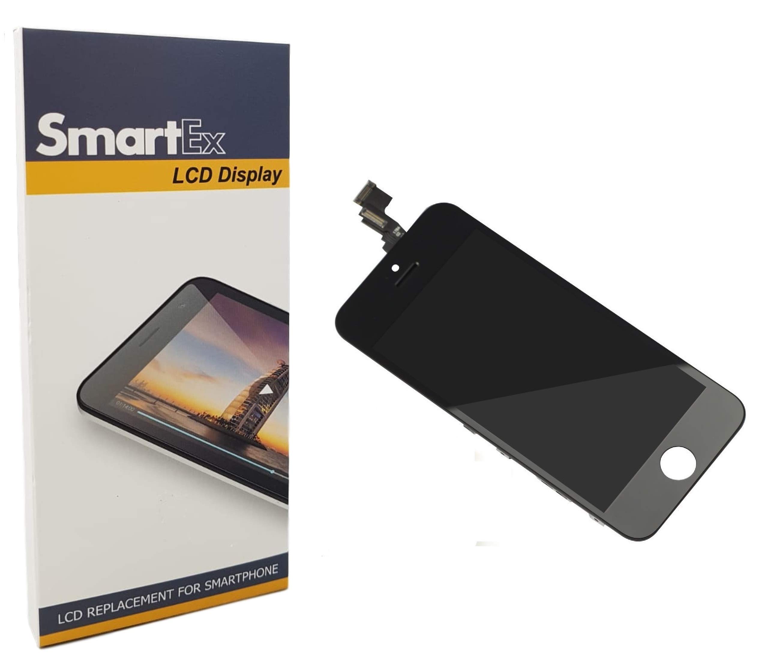 Smartex NEW LCD Display Black compatible with iPhone 5C / Retina Display LCD and Glass Touch Screen